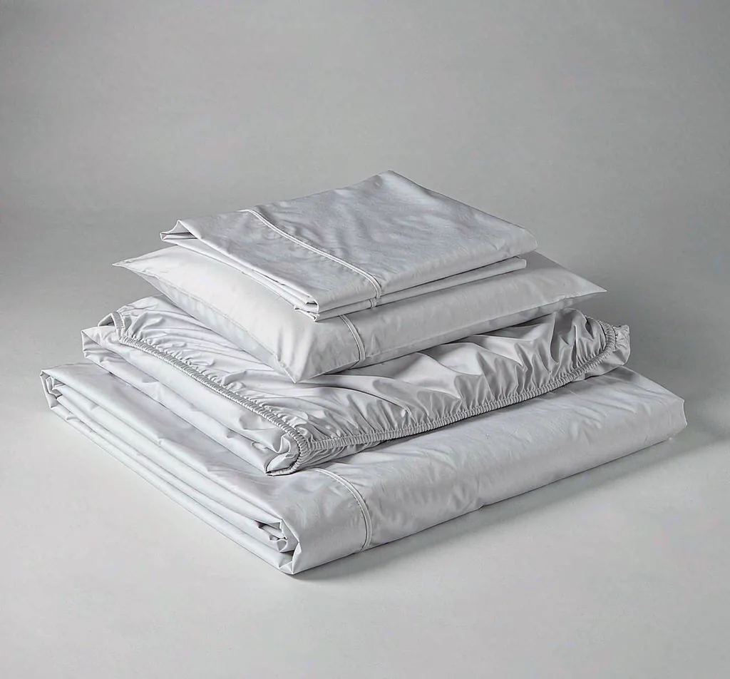 Bettlaken-Set aus 100% Baumwolle (Queen/King)